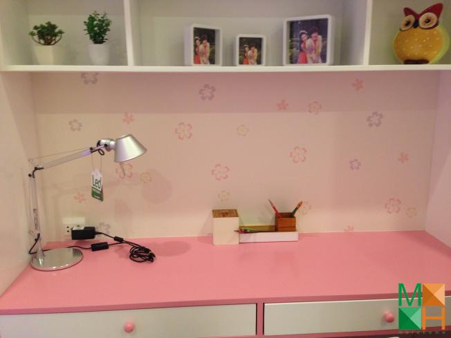  Thi công giấy dán tường căn hộ mẫu chung cư IMPERIA GARDEN